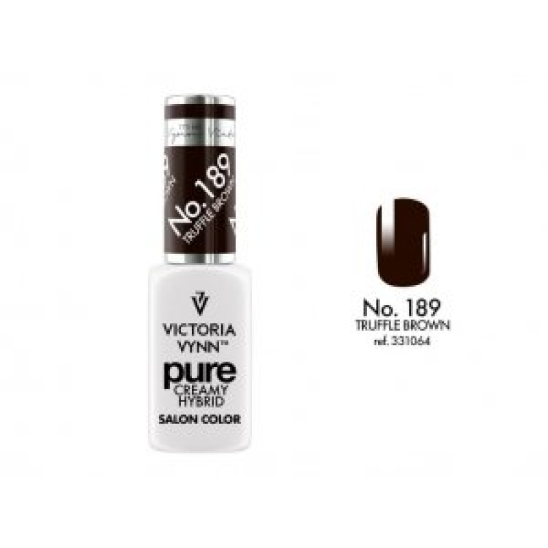 pure creamy hybrid salon color No.189 truffle brown